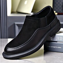 R 28724 Men's Suede Slip-On Shoes ����Ƥ����Ь ŷ���羳