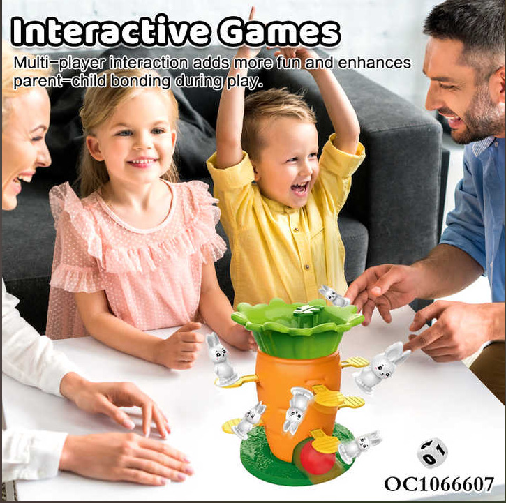 Juegos de mesa multijugador transfronterizos Mahjong interactivo padre-hijo juguetes infantiles jardín de infantes rabanos torre de equilibrio juguetes