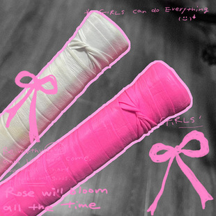 Bow-Knot Badminton Racket Dopamine Color Racket Supplies Non-Slip Sweat-Absorbent Sports Special Shock-Proof Girls Pure Color