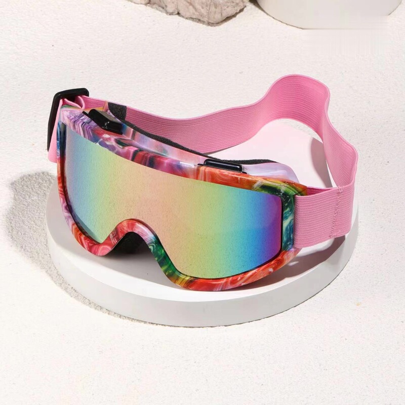 Cross-Border New Fashion Anti-Fog Mountaineering and Skiing Goggles, Outdoor Large-Frame Windproof and Sandproof Colorful Protective Sports Glasses 3048 Cross-Border New Fashion Anti-Fog Mountaineering and Skiing Goggles, Outdoor Large-Frame Windproof and Sandproof Colorful Protective Sports Glasses 3048