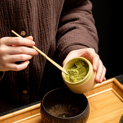 Japanese handmade bamboo tea spoon, bamboo tea pick, tea needle, tea shovel, tea lotus tea spoon, tea shovel, split tea spoon, tea ceremony accessories