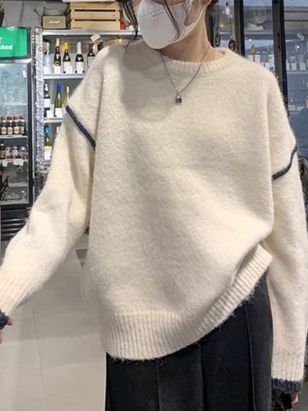 24 invierno Puyuan blando glutinoso chaqueta red suéter rojo para mujeres primavera y verano 2024 nuevo relajado perezoso