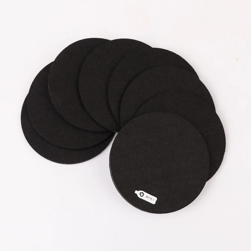 5 мм толстая войлочная теплоизоляционная подставка кафе бар ресторан отель высокого класса стеклянная подставка RPET противоскользящая подставка