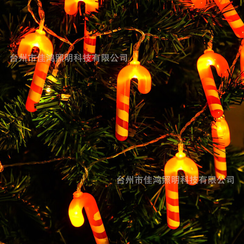 Luz LED de Navidad transfronteriza, decoración de ventana de cadena, tamaño colgante, estilo personalizable, gran cantidad de precio preferencial