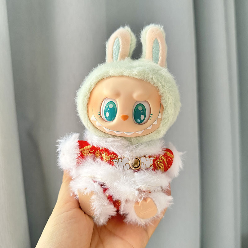 服のみ】第二世代ブラインドボックス ラブブ服 エポキシ樹脂製顔飾り ラブブ シットシットパーティーシリーズ ベビー服 可愛い|undefined