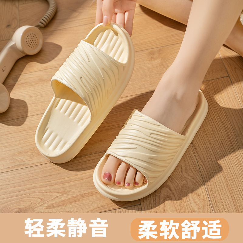 Slip Slippers Women's Summer New Non-slip Thick Bottom Household Indoor Bathroom Bathing Couple Sandals Women