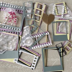 切手シリーズセット多種類炭素鋼金型切断テンプレートScrapbookingアルバム手帳装飾
