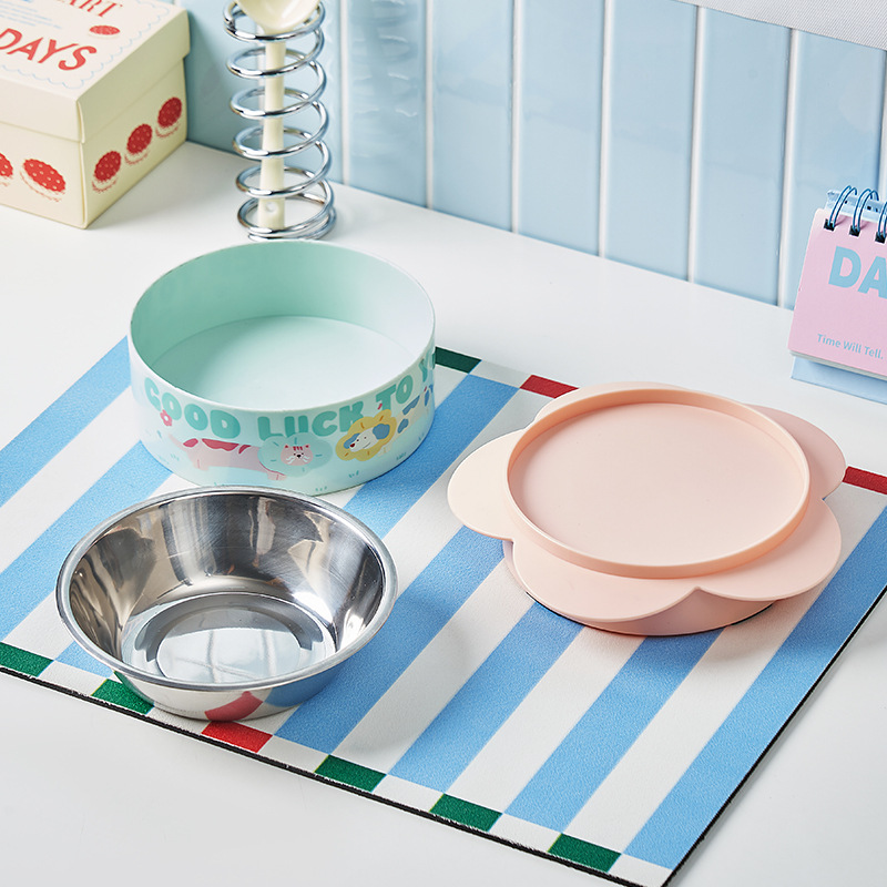 Tazón para gatos de acero inoxidable para perros, cuello para gatos, tazón para gatos, tazón para gatos, tazón para gatos, tazón para perros, tazón para perros, nuevo tipo