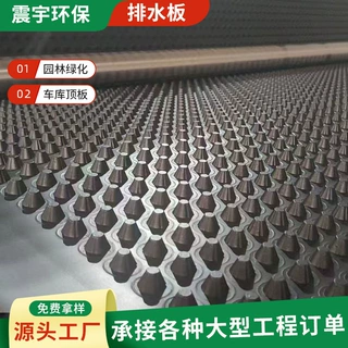 蓄排水板高分子聚乙烯凹凸塑料疏水板市政园林地下室排水板定制