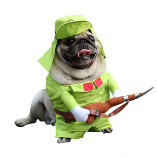Dog Cat Halloween Funny Pet Transformation Dress Cat Clothes Dog Funny English Short Cute Dress