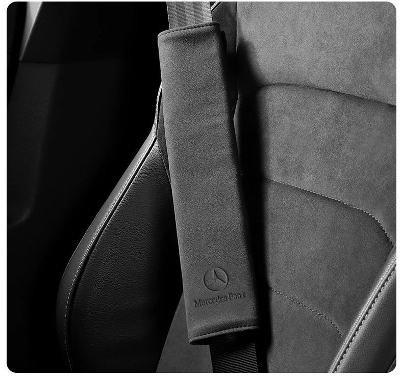 Safety Belt Shoulder Pads, Suede Ultra-Soft Car Shoulder Pads, Car Accessories, Fashionable and Soft Safety Belt Covers