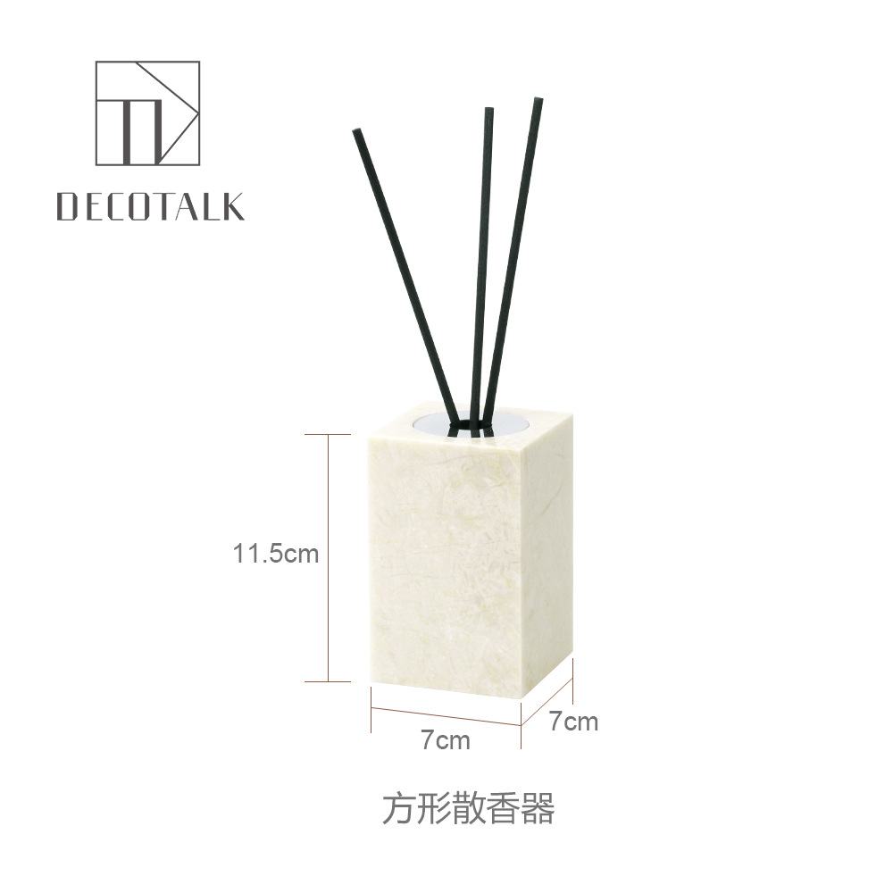 Botella de incienso cuadrada