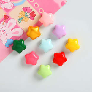 Cartoon Large Chubby Five-Pointed Star Tree Christmas Kitchen Resin Refrigerator Magnet Home Decoration Photo Strong Magnetic Suction