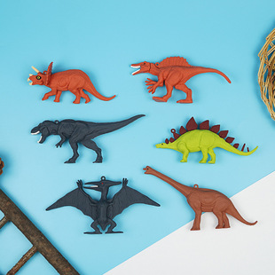 (Wholesale), dinosaur PVC, keychain, key bag, car keys, accessory, Jurassic period, tyrannosaurus Rex, pterosaur