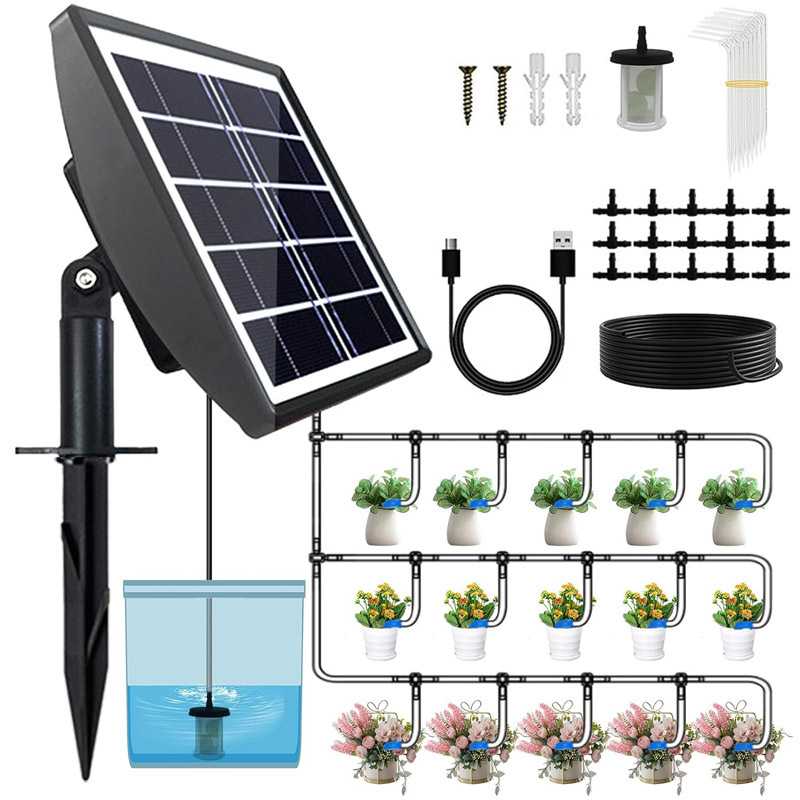 Nuevo Dispositivo de riego de temporización automática solar artefacto de riego rociado de agua riego por goteo sistema de riego por aspersión de control inteligente image 3