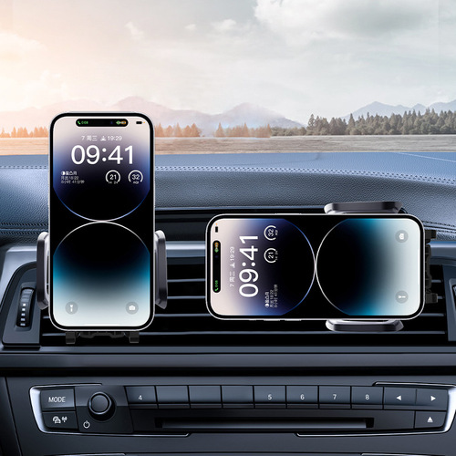 New 360 degree rotating car multifunctional air conditioner air outlet CD port universal mobile phone holder manufacturer