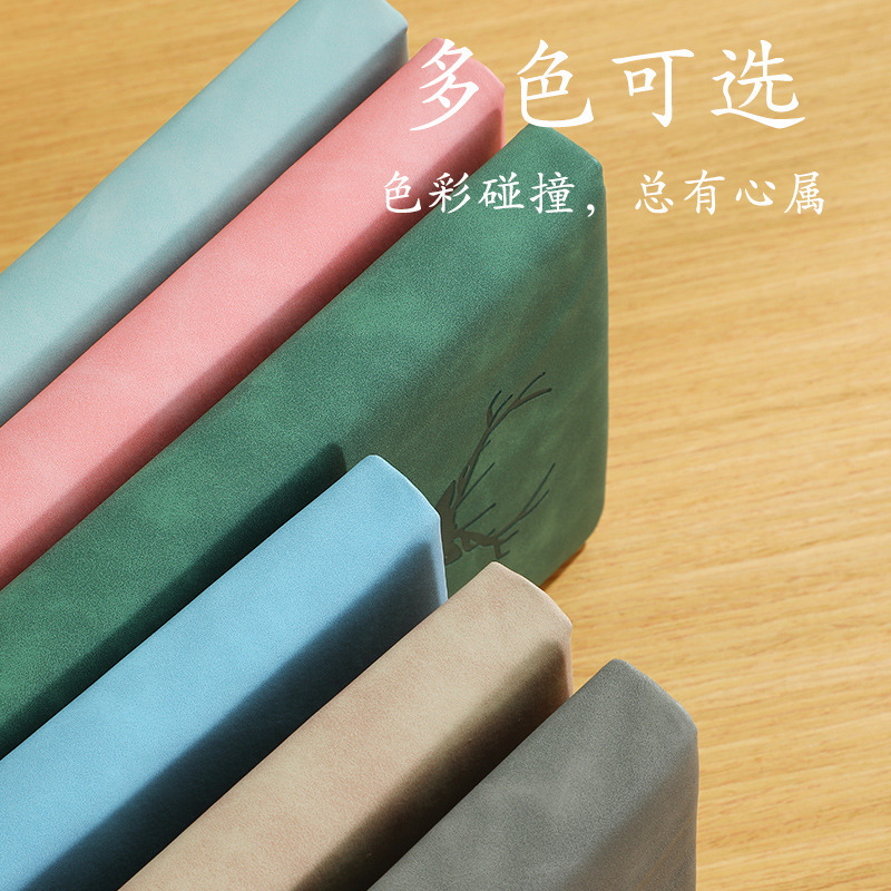 A5 レザーカバーノートブック卸売ビジネス厚みのあるオフィス会議メモ帳ハイエンドの絶妙な学生毎日の会計|undefined
