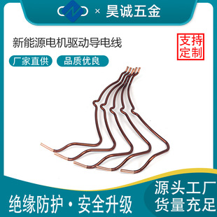 New Energy Motor Drive Wire Tinned Copper Wire Special-Shaped Pcb Copper Jumper Bending Car Motor Stator Lead