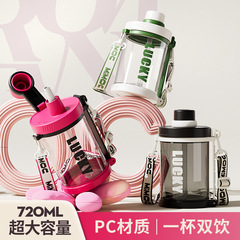 大容量奶茶杯ins網紅女生耐高溫高顏值便攜水壺夏季防摔大肚杯子