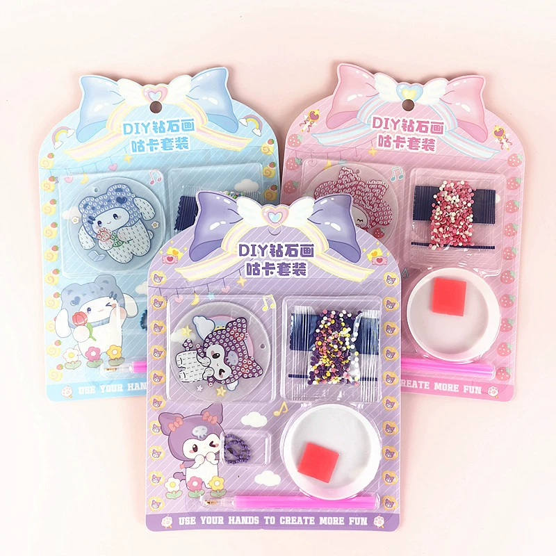 Собрание игрушек своими руками Sanrio, детская бриллиантовая игрушка, набор для детского сада, DIY, подарок на день рождения