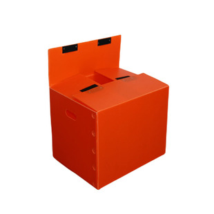 Pp Hollow Board Turnover Box Household Storage Box Recyclable Waterproof and Moisture-Proof Foldableable Velcro Sealing Box