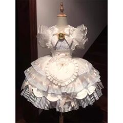 魔法少女かわいいメイドロリータスカートjskシュルロリータフスーパースイートレースソフトガールプリンセススカート