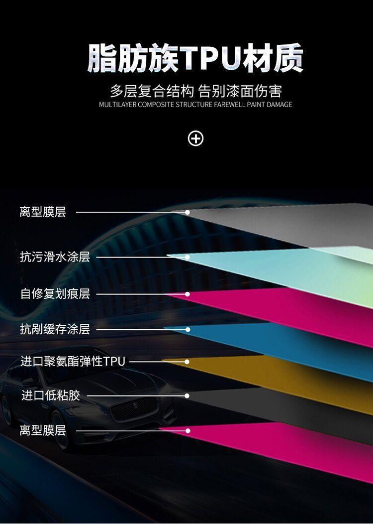 DuPont Auto Tpu Invisible Car Garment Protective Film Matte TPH Transparent Paint Scratch Repair Full Body Film