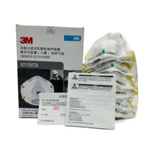 3M8210VCN防尘口罩 KN95 防雾霾工业粉尘 颗粒物头戴式环保装骑行