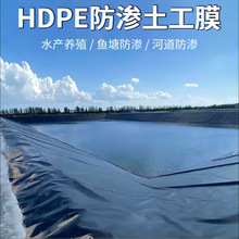 鱼塘防渗膜 土工膜黑色塑料布水产养殖膜蓄水池专用护坡沼气池膜