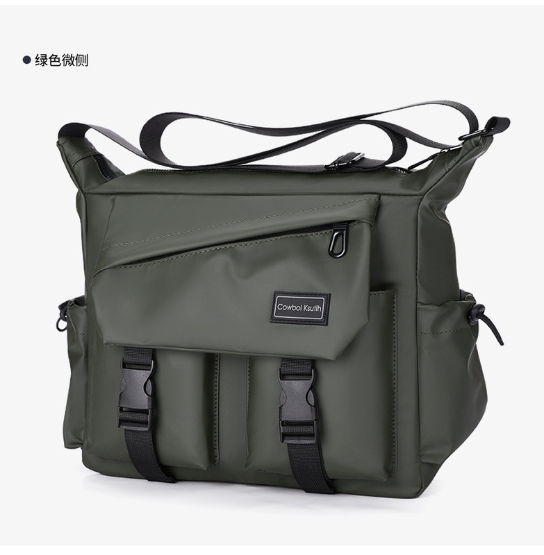 男性用大容量運動機能風シングルショルダーバッグ登山工装バッグ自作街頭デザイン斜めショルダーバッグ|undefined