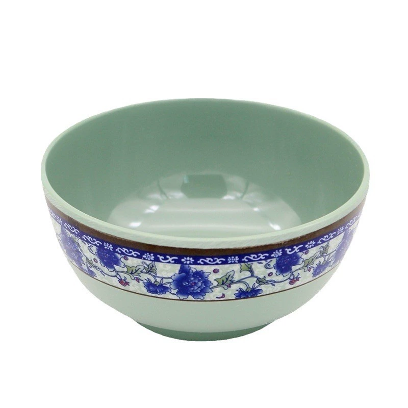 Плотный амин Chinese суповая миска imitation porcelain маленькая тарелка круглая миска для риса для самостоятельного питания столовая обеденная порция порционная миска для ресторана коммерческого использования