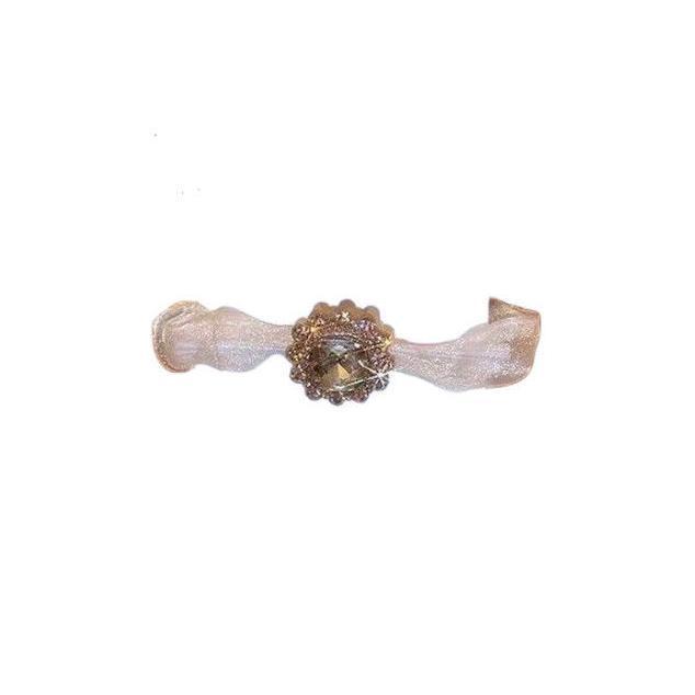 ins风高级感头绳耐用皮筋甜美丸子水钻发绳韩版简约气质百搭森女|undefined