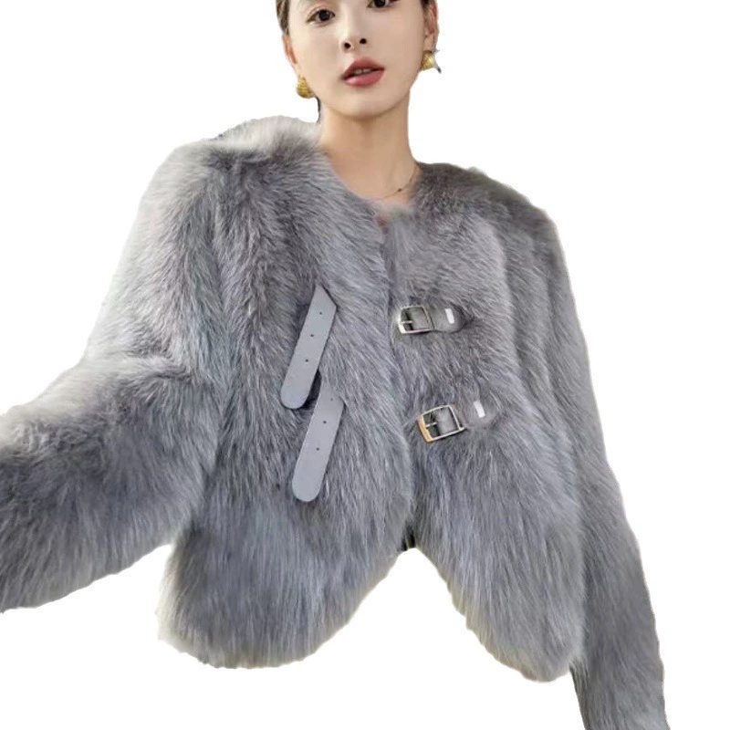 Velvet short elite trench coat, keep warm jacket