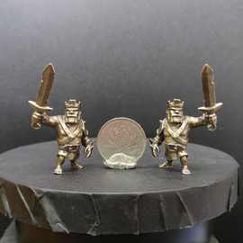 铜器 部落冲突COC 野蛮人 胜利系列战士皇室战争游戏摆件装饰品