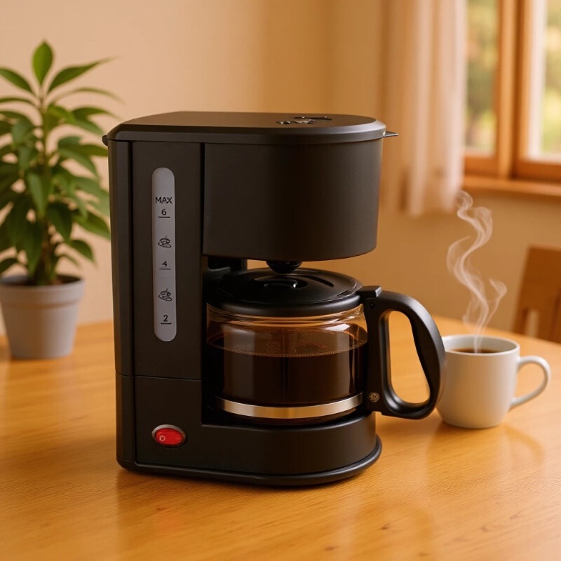 Cross-border e-commerce American-style 4-6 cup drip coffee maker Drip Coffee Maker drip filter coffee pot Cross-border e-commerce American-style 4-6 cup drip coffee maker Drip Coffee Maker drip filter coffee pot