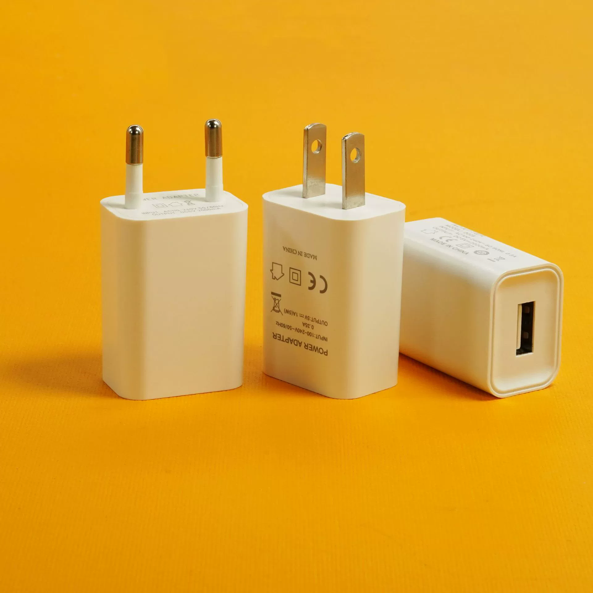 Зарядное устройство для батарей 5V1A 2A USB адаптер маленький рисовый заряжающий европейский и американский противобрызговой трубка страхования