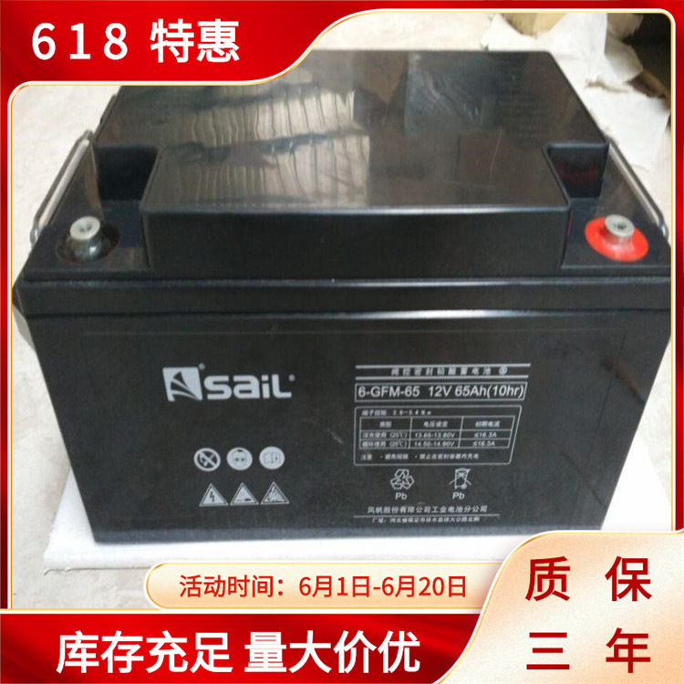 风帆6-GFM-24风帆蓄电池12V24AH免维护风帆铅酸蓄电池