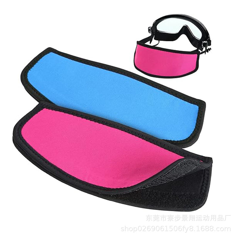 Diving Material Goggles with Neoprene Waterproof Cover, Snorkeling Goggles with Protective Cover
