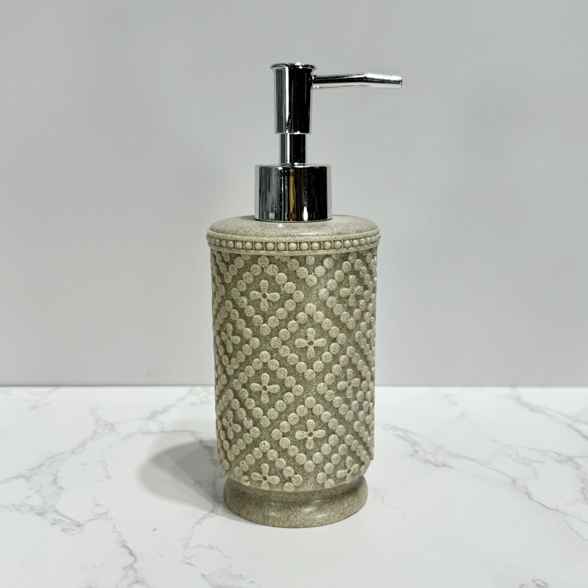 Diseño de piedra de arena imitación de resina set de enjuague de baño enjuague de baño de hotel decoración de piedra de arena set de cuatro piezas transfronterizo