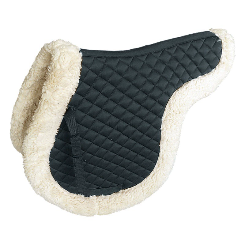 Подушка для седла Средняя 10 мм губка плюс полиэстер хлопок наполнитель внутренний слой искусственная шерсть Мягкий впитывающий пот PD010