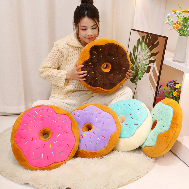 Simulation Donut Cushion Dessert Shop Cushion Home Living Room Decoration Cushion Office Chair Cushion Gifts for Girls Simulation Donut Cushion Dessert Shop Cushion Home Living Room Decoration Cushion Office Chair Cushion Gifts for Girls