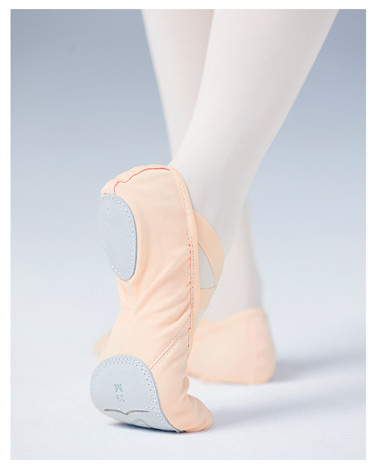 Zapatos de baile para niños zapatos de baile de fondo suave zapatos de baile zapatos de garra de gato sin cordones de tela elástica zapatos de baile cuadrados profesionales al por mayor