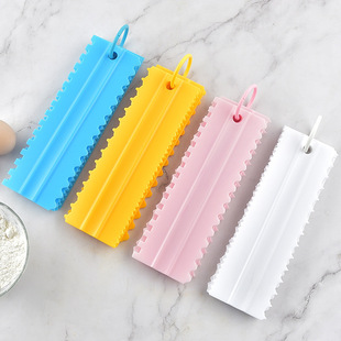 New 4-Piece Baking Utensil Set Cake Cream Scraper Serrated Scraper Scraper Cream Smoothing Scraper