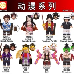 外国貿易品 WM6138 組み立て式おもちゃ アニメシリーズ 鬼舞辻無惨 堕姫 輪国源一