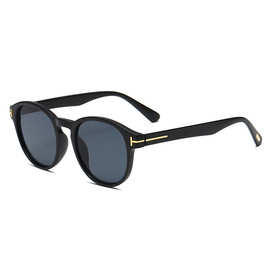2024跨境新款太阳镜欧美潮品牌TF同款墨镜时尚T形T字眼镜sunglass