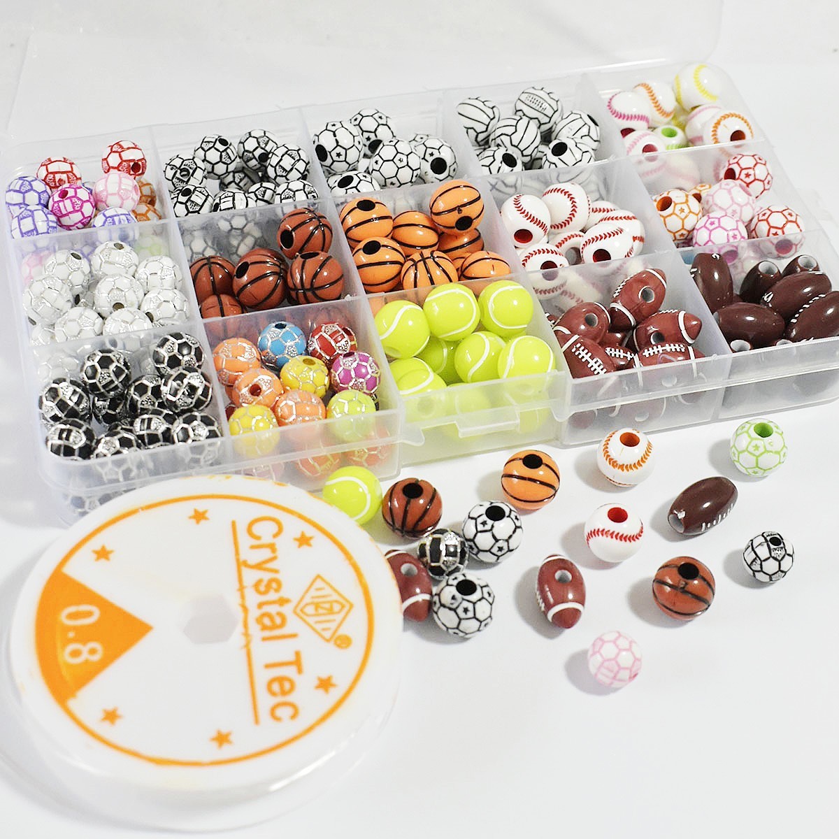 35g Weight Beads Jewelry Making Type DIY Jewelry Accessories Classification 50 Quantity Acrylic Material Star, Heart Shape, Ball Pattern Enamel Design Casual Style 50 Arylic Star Heart Shape Ball DIY Jewelry Accessories Beads 47