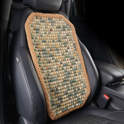 Piece Three-Piece Set Ventilated Breathable | Cool pad - chunmanyuan-single-backrest-beige-hook-edge-double-layer-thickened-3d-breathable-and-non-slip