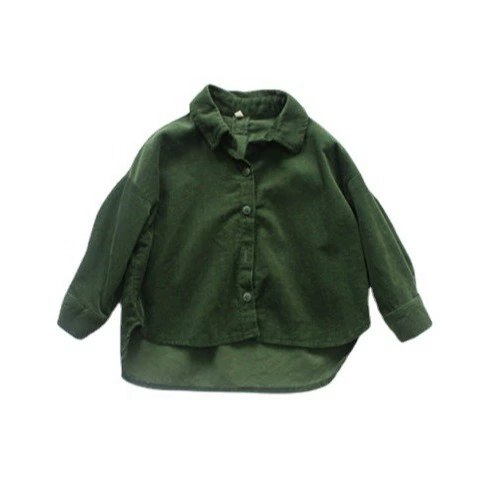 Spring children's corduroy shirt for boys, wholesale