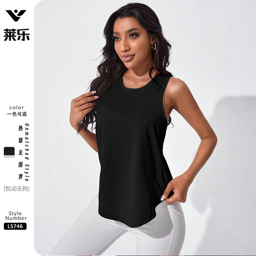 Summer new Xishi ranked yoga vest mesh breathable racecourse back sports quick-drying and cool loose top