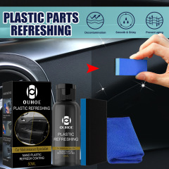 OUHOE Automotive Plastic Restorer Dashboard Panel Interior Dustproof Polishing Plastic Whitening Maintenance Repair Cleaning